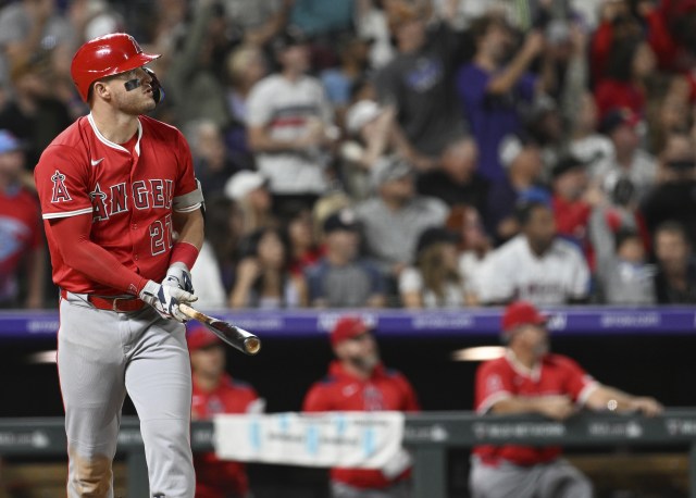Mike Trout hits 400th homer, German Marquez makes final start at Coors Field as Angels beat Rockies